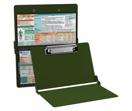 WhiteCoat Clipboard® - Army Green Dietitian Edition